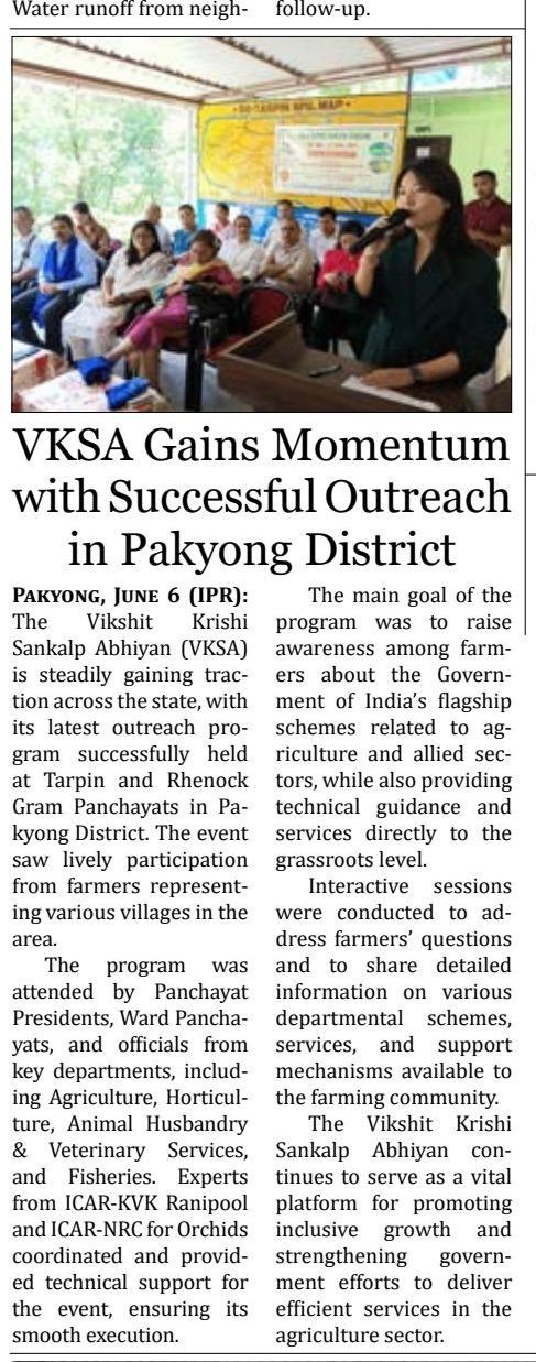 VKSA Gains Momentum with Successful Outreach in Pakyong District