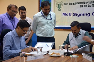 ICAR-CCARI-Goa-MoU