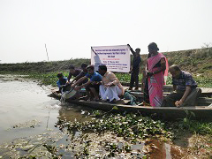 6 - 10 March, 2021  The four Wetlands of Assam namely Borboi Beel (Bongaigaon District), Ghorajan Beel (Kamrup Rural District), Rupahi Beel (Nagaon District) and Dandua Beel (Morigaon District) have been adopted by the ICAR-Central Inland Fisheries Research Institute, Barrackpore, Kolkata for carrying out the fish stock enhancement. The activities were carried out by ICAR-CIFRI, Regional Centre, Guwahati, Assam under the Institute’s NEH component.  Around 1,60,000 advanced fish fingerlings comprising IMCs, Labeo bata and L. gonius were released at the rate of 40,000 fingerlings in each Beel from 6th to 10th March, 2021.      The Institute also organized the Awareness Programmes to sensitize the fishers about the role of supplementary fish seed stocking in Beels. The Stocking-cum-Awareness Programmes were organized in collaboration with the Department of Fisheries, Assam and Assam Fisheries Development Corporation Ltd., Guwahati, Assam.  Dr. B.K. Das, Director, ICAR-CIFRI, Barrackpore, Kolkata and Dr. B.K. Bhattacharjya, Head, ICAR-CIFRI, Regional Centre, Guwahati, Assam were also present during the occasion.    The main objectives of the Stock Enhancement Programmes were to create awareness on the importance of fish stock enhancement in Beels and at the same time, improving their livelihood through increased fish production and income.  A total of 2,491 fisher families of four Beels are expected to get the benefits of supplementary stocking programmes.  (Source: ICAR-Central Inland Fisheries Research Institute, Barrackpore, Kolkata)