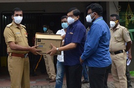 ICAR-CMFRI extends support to Police Officers on COVID-19 Duty in Kochi