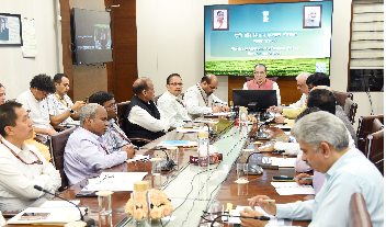 Union Agriculture Minister Shri Shivraj Singh Chouhan virtually interacts with State Agriculture Ministers to discuss the upcoming ‘Viksit Krishi Sankalp Abhiyan’