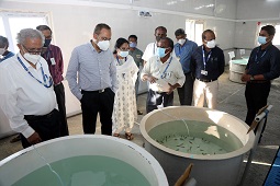 Secretary (Fisheries), Ministry of Fisheries, Animal Husbandry & Dairying, Government of India visits ICAR-CIBA, Chennai 03.jpg