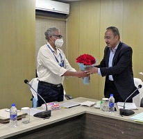 Secretary, Department of Fisheries, Ministry of Fisheries, Animal Husbandry & Dairying visits ICAR-CIBA 01.jpg