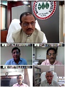 Virtual Annual Zonal Review Workshop under Gramin Krishi Mausam Sewa Project organized
