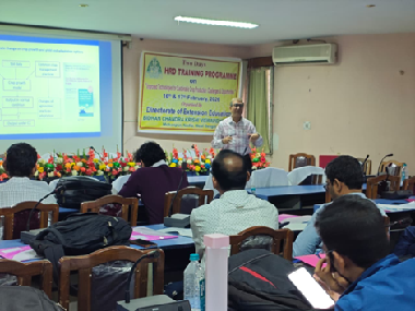 HRD programme on Improved Technologies for Sustainable Crop Production Organised