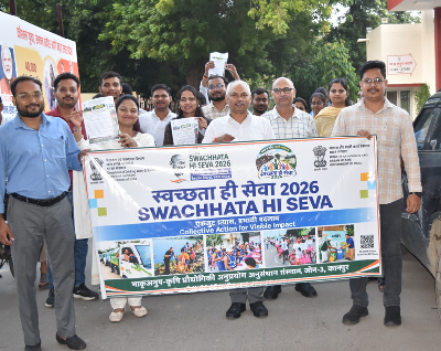 ICAR-ATARI Kanpur Organizes Cleanliness Awareness Drive under 'Swachhta Hi Seva Campaign 2026'