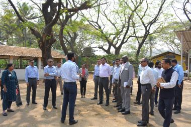 Officers of 66th National Defence College Course Visit ICAR–CCARI, Goa