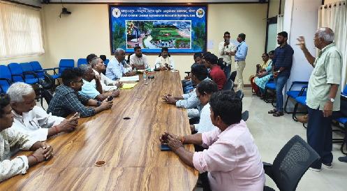 Shri Sadanand Shet Tanavade, Member of Parliament (Rajya Sabha) attends Farmer-Scientist Interface on Khazan Land Rejuvenation in Goa