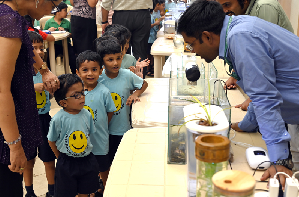 Awareness and Exposure Programme on Ornamental Fish Keeping Organised for School Students