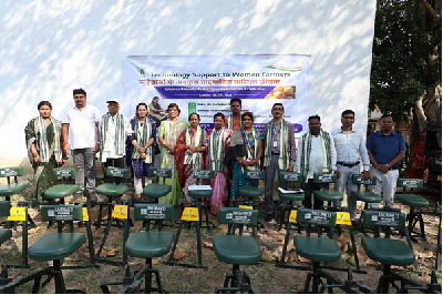 ICAR-CIWA, Bhubaneswar Extends Women-Friendly Coconut Dehusking Technology Support to 85 Women’s Groups in Odisha  21 Sept – 5 Oct 2026, Bhubaneswar, Odisha  ICAR–Central Institute for Women in Agriculture, Bhubaneswar, extended technology support to 85 women’s groups, comprising Self-Help Groups (SHGs) and Women Farmers’ Interest Groups, for adopting the Women-Friendly Pedal-Operated Coconut Dehusker on 21 September and 5 October 2026.  The initiative covered women beneficiaries from 41 villages across 23 Gram Panchayats in Puri district, Odisha, and is expected to benefit more than 1,000 women farmers, with a special focus on Scheduled Caste women.  Coconut dehusking is a labour-intensive activity that often exposes rural women to physical strain, muscular pain and the risk of hand and palm injuries. Developed by ICAR-CIWA, the pedal-operated dehusker is designed to address women’s ergonomic requirements, reduce drudgery and improve occupational safety and working conditions.   Hands-on training was also conducted for beneficiaries from all 85 groups across Pipili, Satyabadi, Brahmagiri, Kanas and Delanga blocks of Puri district to facilitate the adoption and effective use of the technology.  Dr Mridula Devi, Director, ICAR-CIWA, highlighted the Institute’s efforts to promote women-friendly technologies for drudgery reduction and women’s empowerment. She emphasized the potential of ICAR-developed technologies to improve women farmers’ working conditions and efficiency while enhancing their income and livelihood opportunities.  The initiative reflects ICAR-CIWA’s continued efforts to promote women-friendly agricultural technologies that improve occupational safety, enhance productivity and strengthen women’s participation in agriculture and agri-food systems.  ICAR-CIWA acknowledged the support extended by the group leaders and local facilitators of Samarpita Women Farmers Producer Company, Pipili block, and Mahila Vikas Sangathan, Satyabadi block, along with the Sarpanches of all 23 Gram Panchayats, in organising the two programmes. The initiative marks a step towards the technological, social and economic empowerment of women farmers in the region.  (Source: ICAR–Central Institute for Women in Agriculture, Bhubaneswar)