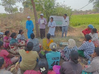 Intensive Awareness Campaign Organised on Soil Health Management and Balanced Fertilizer use in Yacharam mandal of Ranga Reddy District