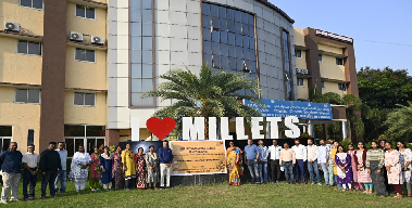 ICAR–IIMR Launches ‘Girijana Bazar’ – A Mobile Millet Market Empowering Tribal FPOs under Jan Jatiya Gaurav Varsh Pakhwada 2025 12 November 2025, Hyderabad As part of the ongoing Jan Jatiya Gaurav Varsh Pakhwada 2025 celebrations, the ICAR–Indian Institute of Millets Research, Hyderabad, organized an impactful event under the theme ‘Public Awareness Campaigns in Areas with Predominantly Tribal Population.’ To mark the occasion, ICAR–IIMR launched an innovative mobile marketing initiative titled ‘Girijana Bazar’, aimed at strengthening market access for tribal Farmer Producer Organizations (FPOs) and promoting millet-based entrepreneurship. The Girijana Bazar was inaugurated by Dr. C. Tara Satyavathi, Director, ICAR–IIMR, at the institute premises. The mobile marketing unit serves as a vibrant and dynamic platform to showcase and sell millet-based and allied products developed by tribal FPOs. The initiative connects farmers directly with consumers while raising awareness about the nutritional, cultural, and economic significance of millets and traditional tribal produce. The mobile unit features attractive branding, detailed product information, and messages promoting tribal entrepreneurship, health, and sustainability. It carries an array of locally made products such as millet flours, rava, cookies, muffins, murukku, pasta, and flakes, along with traditional allied commodities including cereals, spice mixes, honey, natural oils, and wellness products, reflecting the rich agro-biodiversity of tribal regions. Speaking at the launch, Dr. C. Tara Satyavathi stated, “Girijana Bazar represents a practical, scalable, and replicable model for FPO-based marketing. It enables collective enterprises to reach wider audiences without large infrastructure investments, while promoting inclusivity, strengthening local economies, and encouraging youth participation in tribal entrepreneurship.” The Girijana Bazar mobile unit can be effectively deployed across tribal regions to organize on-the-move exhibitions, product demonstrations, and awareness campaigns showcasing millet value chains, nutritional benefits, and tribal FPO initiatives. Functioning both as a sales outlet and an educational tool, it provides a unique opportunity to bring information, products, and inspiration directly to rural communities creating awareness, enhancing market linkages, and celebrating tribal enterprise and local food systems. By enhancing the visibility and demand for millet-based products, the Girijana Bazar model expands income opportunities for tribal and smallholder farmers through direct consumer engagement. Serving as a symbol of innovation and inclusivity, the initiative offers a last-mile marketing solution that bridges the gap between production and consumption, presenting a replicable model for FPO clusters across India. (Source: ICAR–Indian Institute of Millets Research, Hyderabad)