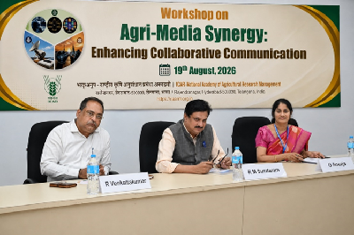 ICAR-NAARM, Hyderabad Organizes Workshop on “Agri-Media Synergy: Enhancing Collaborative Communication”
