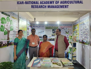 ICAR-NAARM Receives Best Exhibition Stall Award at Maha Kisan Mela 2025