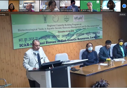 Virtual International Training Programme on Regional Capacity Building Programme on Aquatic Genetic Resources for Asia-Pacific Nations concludes
