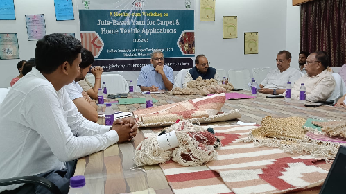 Workshop on Jute-based Yarns for Carpet and Home Textile Applications Organised