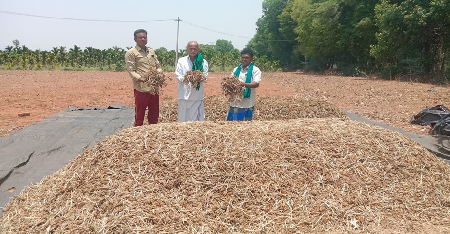Dr M.L. Jat Honours Progressive Millet Farmer Shri K. Chikkana at ICAR-IIMR, Hyderabad