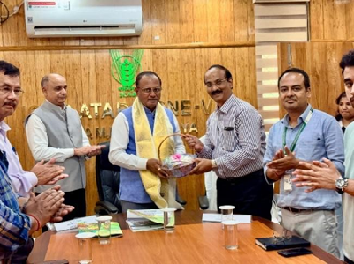 Vice-Chancellors of RLBCAU, Jhansi and RPCAU, Pusa, Bihar Visits ICAR-ATARI, Umiam