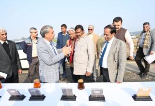 Minister of Agriculture and Farmers' Welfare Shri Arjun Munda Visit IARI Fields