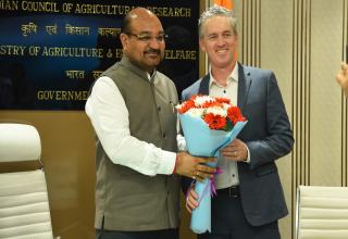 Discussion on potential collaboration between ICAR & IRRI