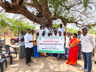 Report on Campaign for Balanced Use of Fertilizers under ICAR-ATARI Zone X, Hyderabad
