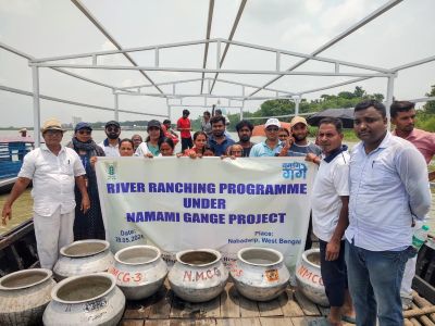 ICAR-CIFRI, Barrackpore Leads Mega River Ranching Drive to Restore Ganga Biodiversity and Revive Native Fisheries in Nabadwip, West Bengal