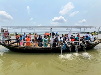 ICAR-CIFRI, Barrackpore Leads Mega River Ranching Drive to Restore Ganga Biodiversity and Revive Native Fisheries in Nabadwip, West Bengal