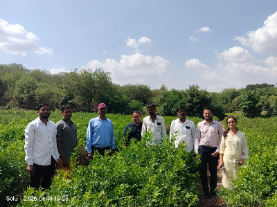 ICAR–DFR, Pune Organises Awareness Programme on Reviving Soil Health for Enhanced Flower Crop Productivity at Village Dhanore, Khed Taluka, Pune