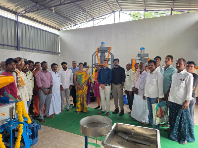 ICAR-IIMR, Hyderabad Dedicates Millet Primary Processing Unit to Tribal FPO to Strengthen Millet Value Chain in Andhra Pradesh