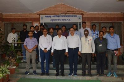 DDG (NRM) ICAR and ADG (AAF&CC) Visit ICAR-IISWC Research Centre, Datia