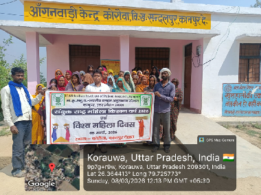ICAR-Indian Institute of Pulses Research, Kanpur ICAR-Indian Institute of Pulses Research celebrated World Women’s Day and UN Year for Women Farmers today with women farmers of Korauwa Village of Kanpur Dehat. More than 50 women farmers participated in the celebration. During the programme, the importance of pulse crops for human nutrition and soil health was highlighted, emphasizing their role as nutrient-rich, high-protein food sources and natural soil enhancers through atmospheric nitrogen fixation, which reduces dependence on synthetic fertilizers. Pulse cultivation was also discussed as a means to promote biodiversity and climate resilience. Considering the upcoming harvest of mustard and wheat in the region, farmers were advised to cultivate short-duration spring mungbean and urdbean (60–70 days) between February and May to utilize the period between the rabi and kharif seasons. These crops require 2–3 irrigations, perform well under warm conditions, and can provide good yields with proper management.