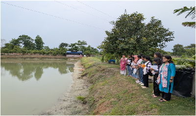 ICAR-MGIFRI, Motihari provides hands-on research and integrated farming systems exposure to students