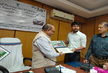 National Workshop on Natural Fibre based Vegan Leather and Low Cost Biodegradable Flexible Composite Organized at ICAR-NINFET, Kolkata