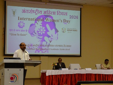 ICAR-National Meat Research Institute, Hyderabad International Women’s Day was celebrated at ICAR–National Meat Research Institute, Hyderabad, in the presence of Dr M.L. Jat, Secretary, DARE & Director General, ICAR. The programme highlighted the significant contributions of women in agriculture, science, and entrepreneurship, and emphasized the need for empowering women across agri-food value chains. The event also noted that 2026 is being observed as the International Year of the Woman Farmer, recognizing the crucial role of women in strengthening agrifood systems and rural livelihoods. On the occasion, women entrepreneurs and incubatees associated with the Agri-Business Incubator (ABI) of ICAR-NMRI were felicitated for their innovative initiatives in livestock product processing and value addition. Addressing the gathering, Dr Jat highlighted the growing role of women-led start-ups and enterprises supported through ICAR’s Agri-Business Incubation ecosystem in transforming agri-based businesses, and encouraged women incubatees to utilize ICAR’s research and incubation support to develop scalable, market-oriented technologies. During the programme, the Director General also released two institute publications: the Final Project Report of the contract research project with Frigorifico Allana Private Limited and “ICAR-NMRI at a Glance,” showcasing the institute’s mandate, achievements, and research initiatives. ICAR–Indian Institute of Millets Research, Hyderabad International Women’s Day 2026 was celebrated at ICAR–Indian Institute of Millets Research, Hyderabad, today, highlighting that 2026 has been declared as the UN Year for Women Farmers and recognizing the important role of women in agriculture, research, and food and nutritional security. The programme was graced by Dr Geetha Nagasree, a renowned oncologist from Hyderabad, as the Chief Guest, who emphasized the importance of women’s health, early detection of diseases such as breast and cervical cancer, and the role of HPV vaccination and regular health check-ups. Dr C. Tara Satyavathi, Director, ICAR–IIMR, highlighted the contributions of women in millet cultivation, processing, and value chains, and outlined the institute’s initiatives in capacity building, entrepreneurship promotion, and millet-based value addition to support women farmers, SHGs, and FPOs. On the occasion, Certificates of Appreciation were presented to women employees in recognition of their contributions to the institute’s research and outreach activities. (Source: Respective ICAR Institutes)